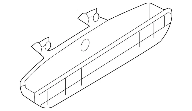 Unit Stop Lamp Hi Mount - MAZDA (BP4K51593D)