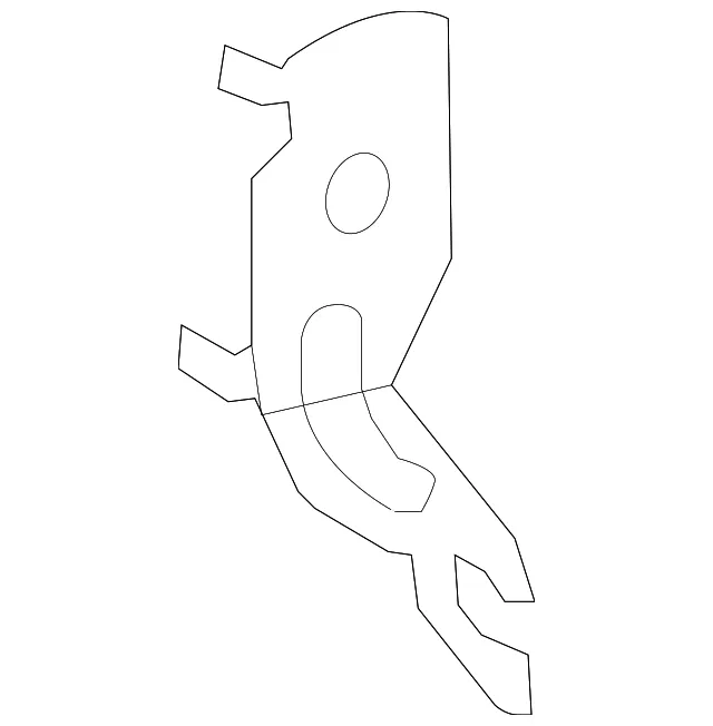 ABS Sensor Wire Bracket - Driver's Side (LH) - Mazda (BP4L-43-742)