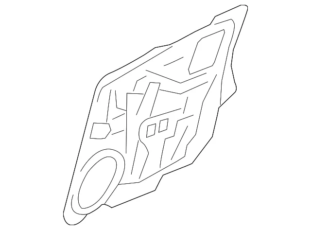 Carrier Frt L Door Module - Driver's Side (LH) - Mazda (BP4L-59-97XG)