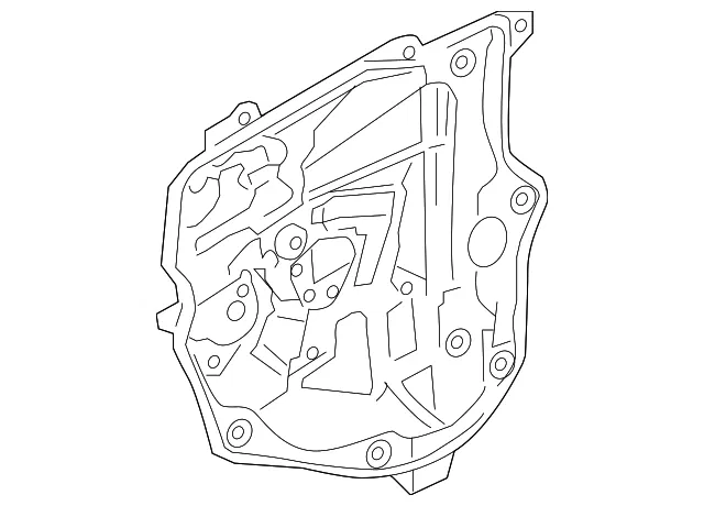 Regulator Module - Driver's Side (LH) - Mazda (C235-73-97XC)
