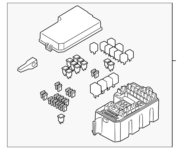 Block MAIN FUSE - Mazda (C27066760A)
