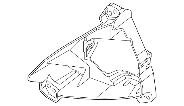 Lamp Bracket - Passenger Side (RH) - Mazda (C515-51-684)