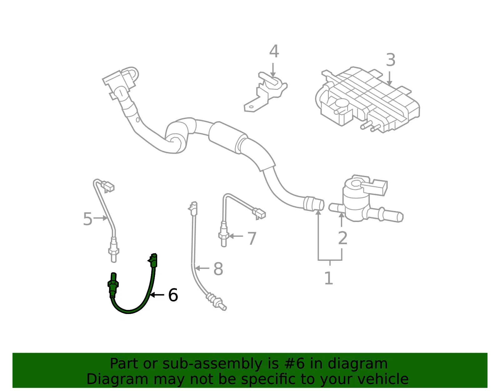 Oxygen Sensor - Mazda (CA09-18-861) - view 3