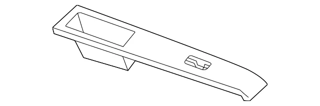 Switch Panel - Passenger Side (RH) - Mazda (CC29-68-4L1D-02)