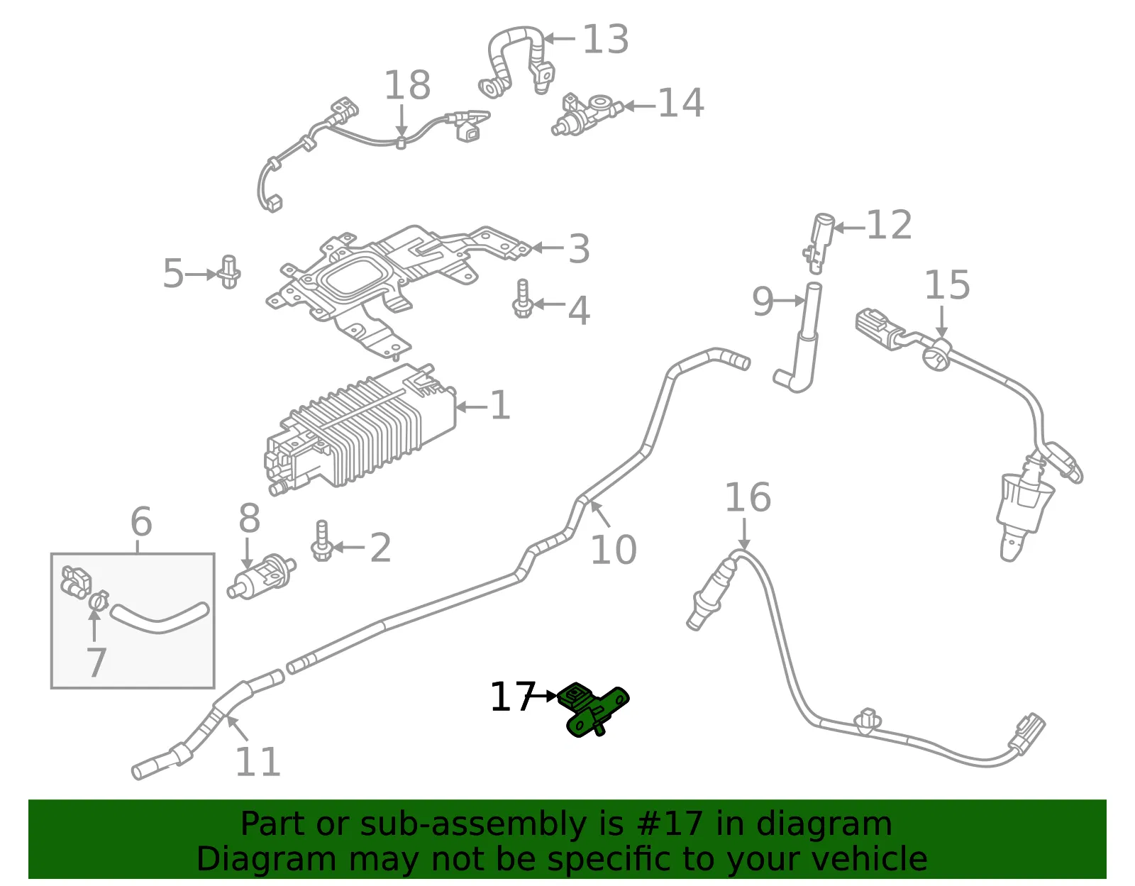 M.A.P Sensor - Mazda (CWA3-18-211) - view 2