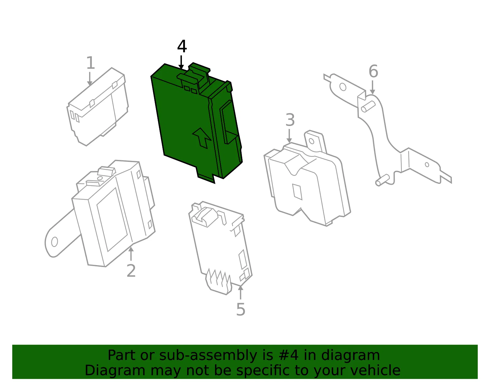 Keyless Entry Module - Mazda (D09V-67-5U0) - view 3