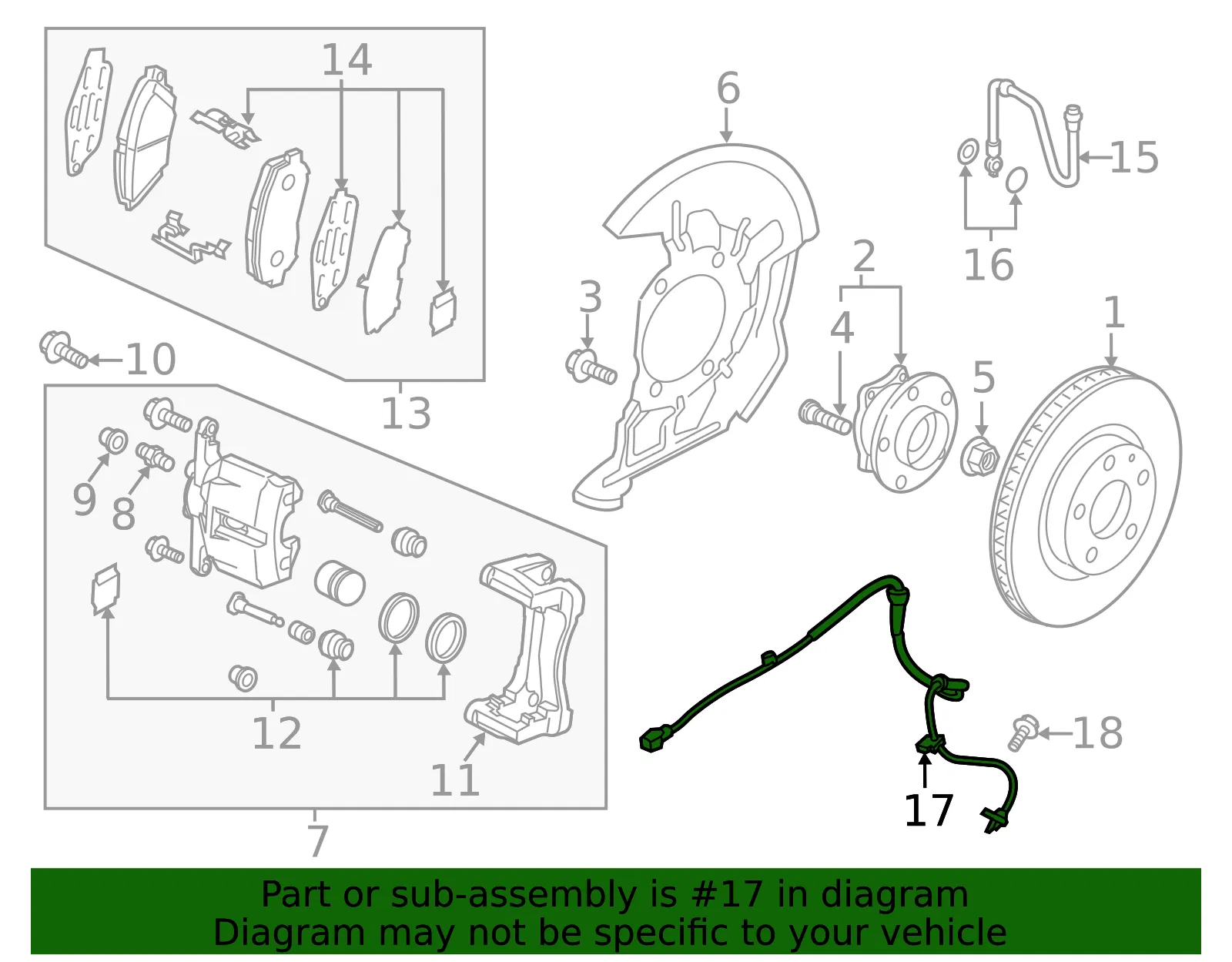 ABS Sensor - Mazda (D10E-43-70X) - view 3