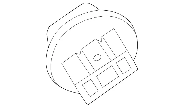 Ignition Starter Switch Bracket - Mazda (D6Y1-76-142) - view 2