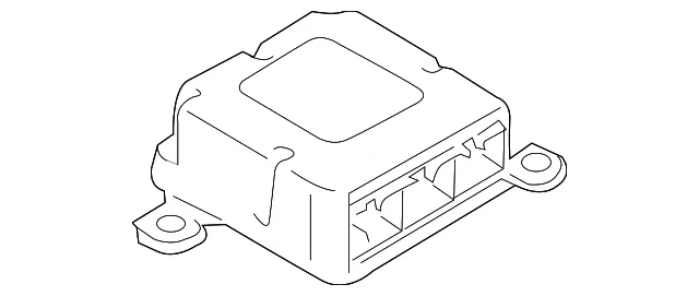 Air Bag Control Module - Mazda (DB4F-57-K30C) - view 2