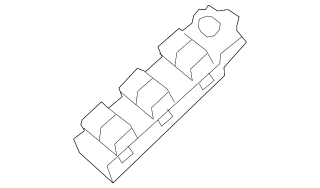 Window Switch - Driver's Side (LH) - Mazda (DB4G-66-350)