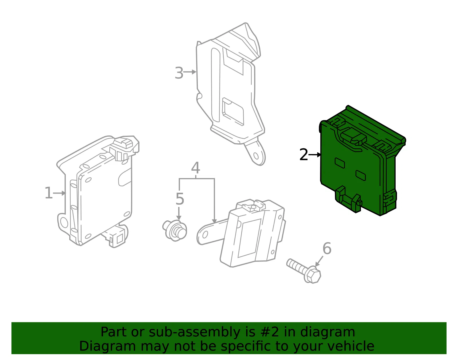 Body Control Module - Mazda (DB4G-67-560F) - view 2