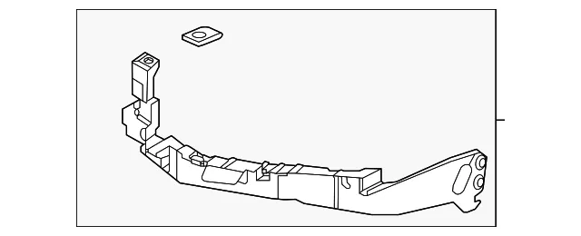 Headlamp Bracket - Mazda (DFR5-50-160D) - view 2