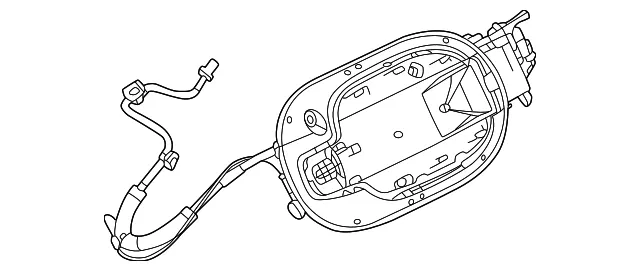 Drive Motor Battery Pack Charging Port Assembly - Mazda (DN4E-42-4CXG)