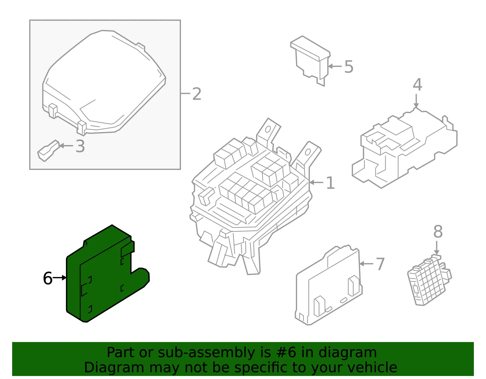 Body Control Module - Mazda (DNYE-67-560E) - view 2