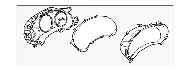 Cluster Assembly - Mazda (DPTW-55-430)