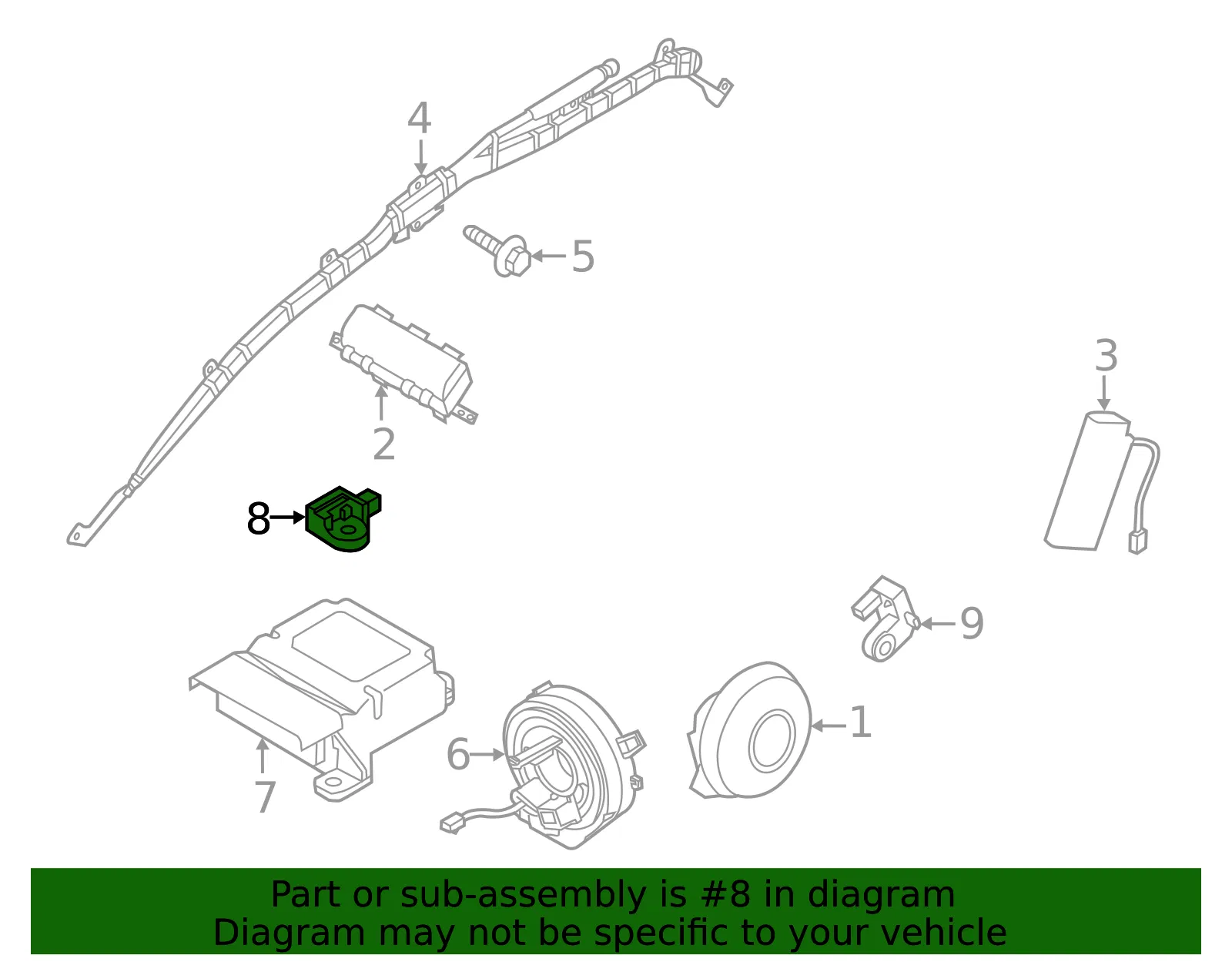 Ft Impact Sensor - Mazda (DR61-57-K1X) - view 3