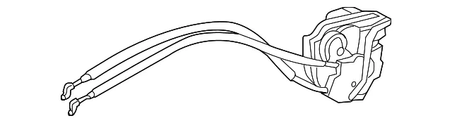 Lock Actuator - Passenger Side (RH) - Mazda (DR61-58-310)