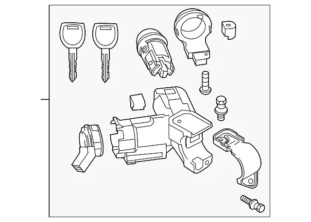Key Sub Set St Lock - MAZDA (DRY37629XA)