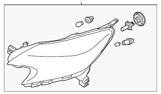 Value Advantage™ HEADLAMP ASSY -LH - Nissan (E6060-3WC0JNW)