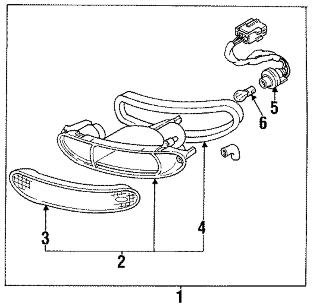 Socket F Comb Lamp - MAZDA (EA0151064D)