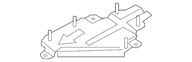 Bracket Airbag Module - MAZDA (EG2157KX0)