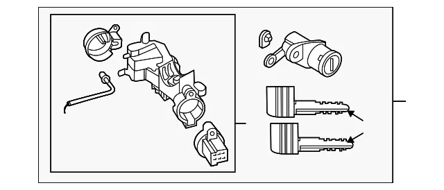 Key Set - MAZDA (EH4609010B)