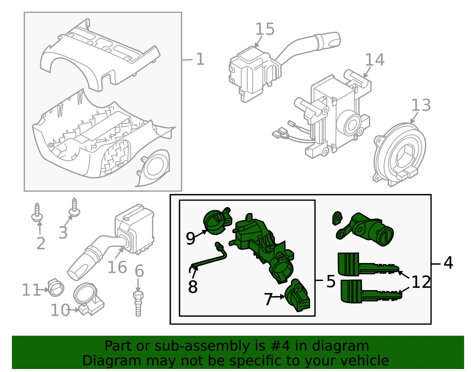 Key Set - MAZDA (EH4609010B) - view 2