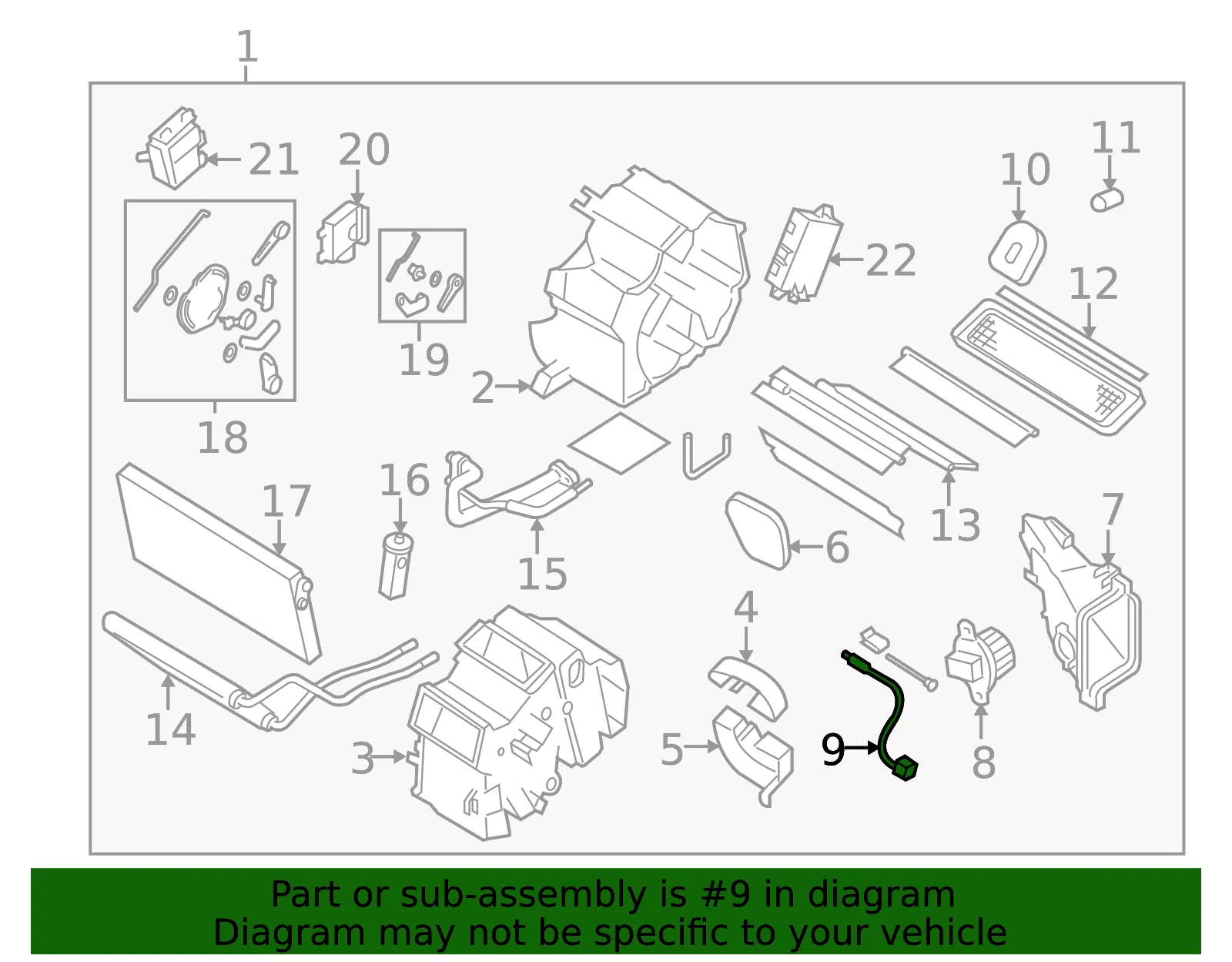 Ambient Air Temperature Sensor - Mazda (F151-61-764) - view 3