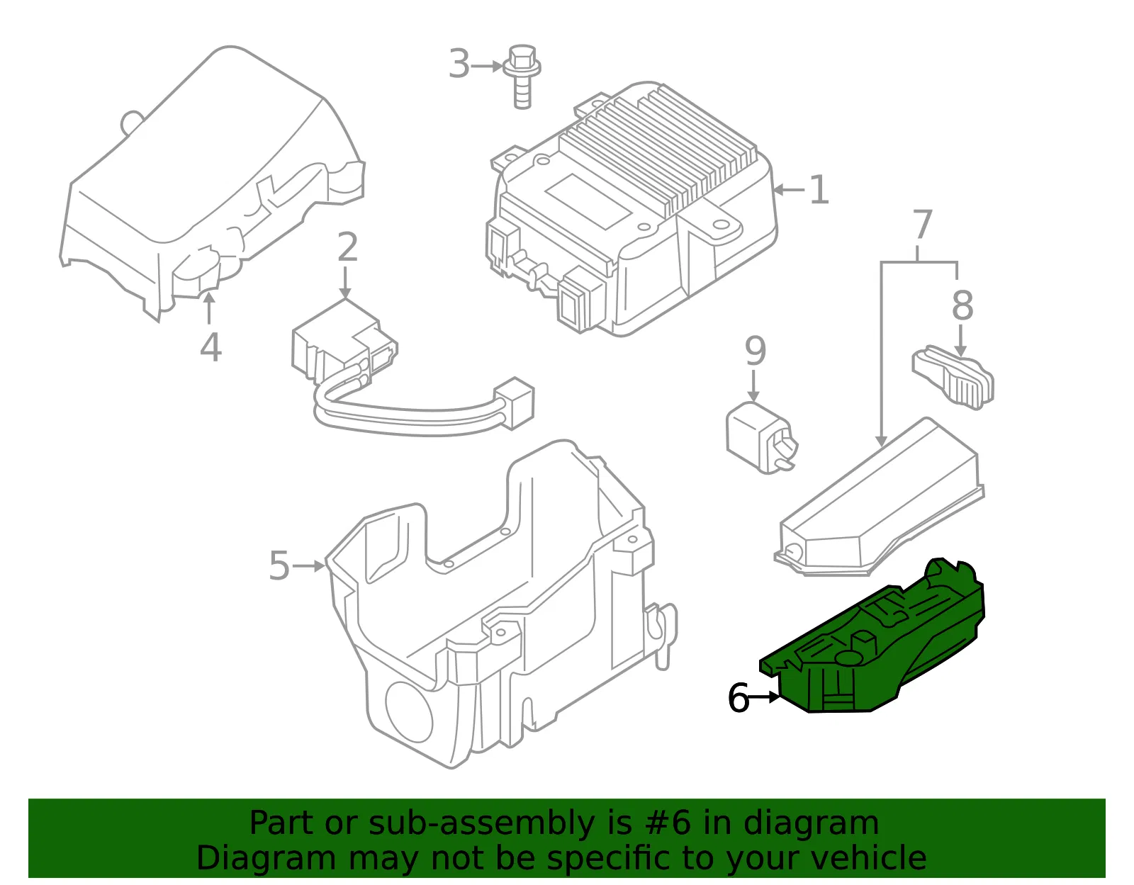Block Main Fuse - MAZDA (F15166760) - view 2