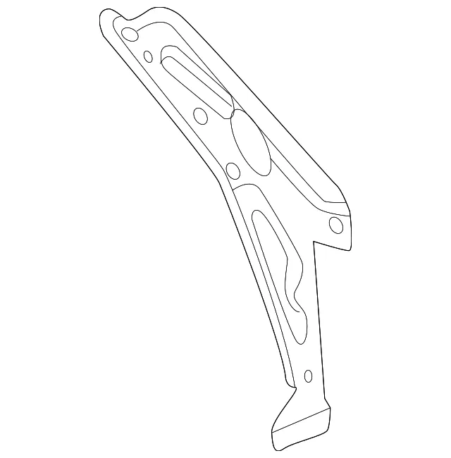Hood Ledge Connector Assembly, Right - Nissan (F4190-6LBMA)