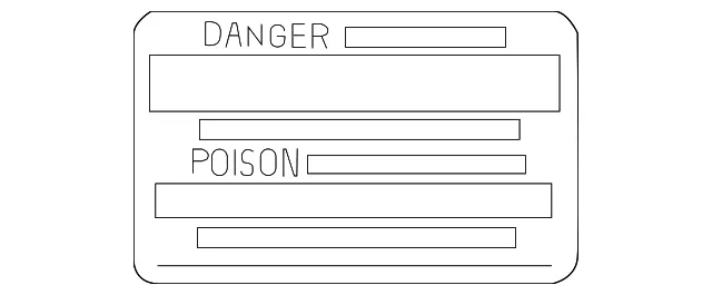 Battery Label - Mazda (FA01-69-064D) - view 2