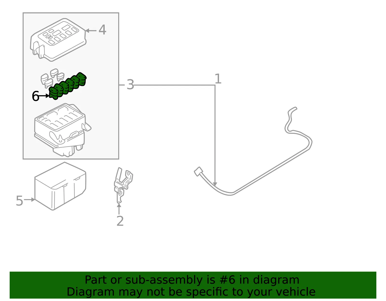 Multi-Purpose Fuse - Mazda (FB01-67-099) - view 3