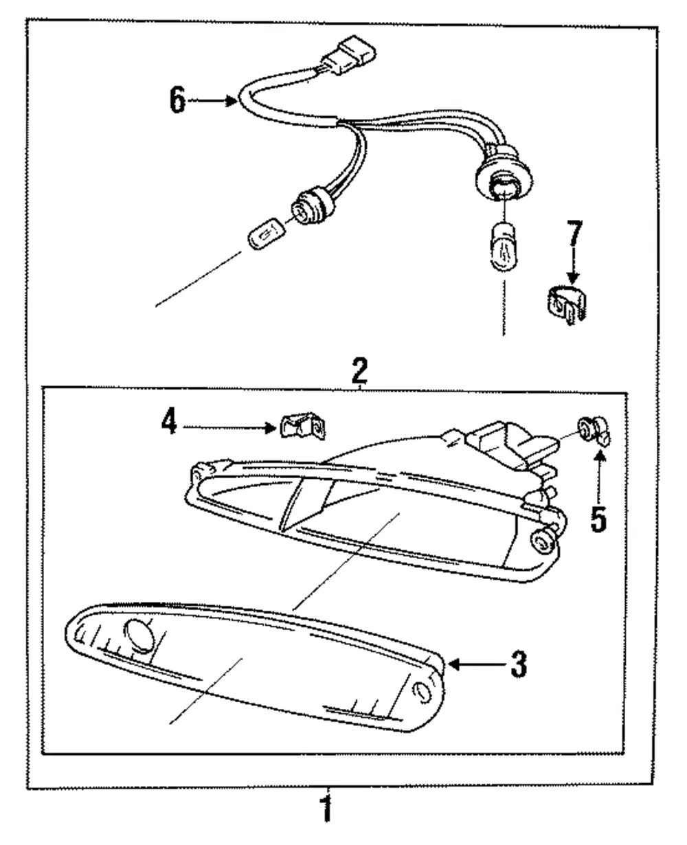 Socket F Comb Lamp - MAZDA (FD0151064A) - view 2