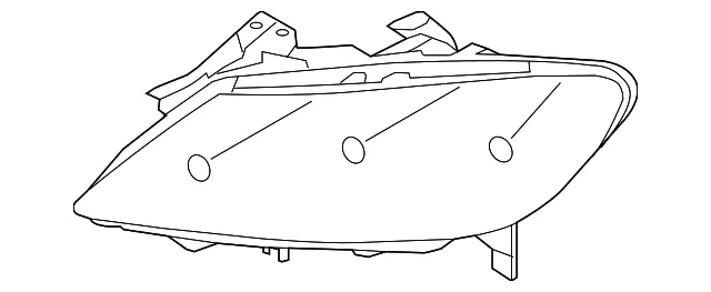 Headlamp Assembly - Driver's Side (LH) - Mazda (FF14-51-0L0E)