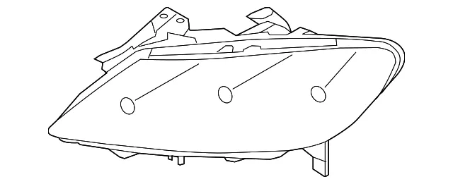 Headlamp Assembly - Passenger Side (RH) - Mazda (FF16-51-031C)