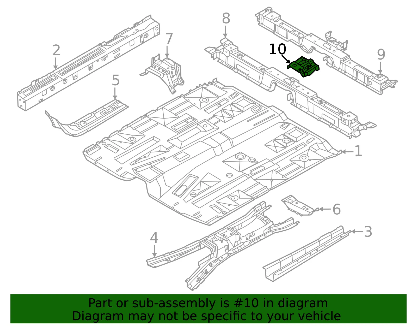 Sensor Bracket Assembly - Nissan (G4386-7BAMA) - view 2