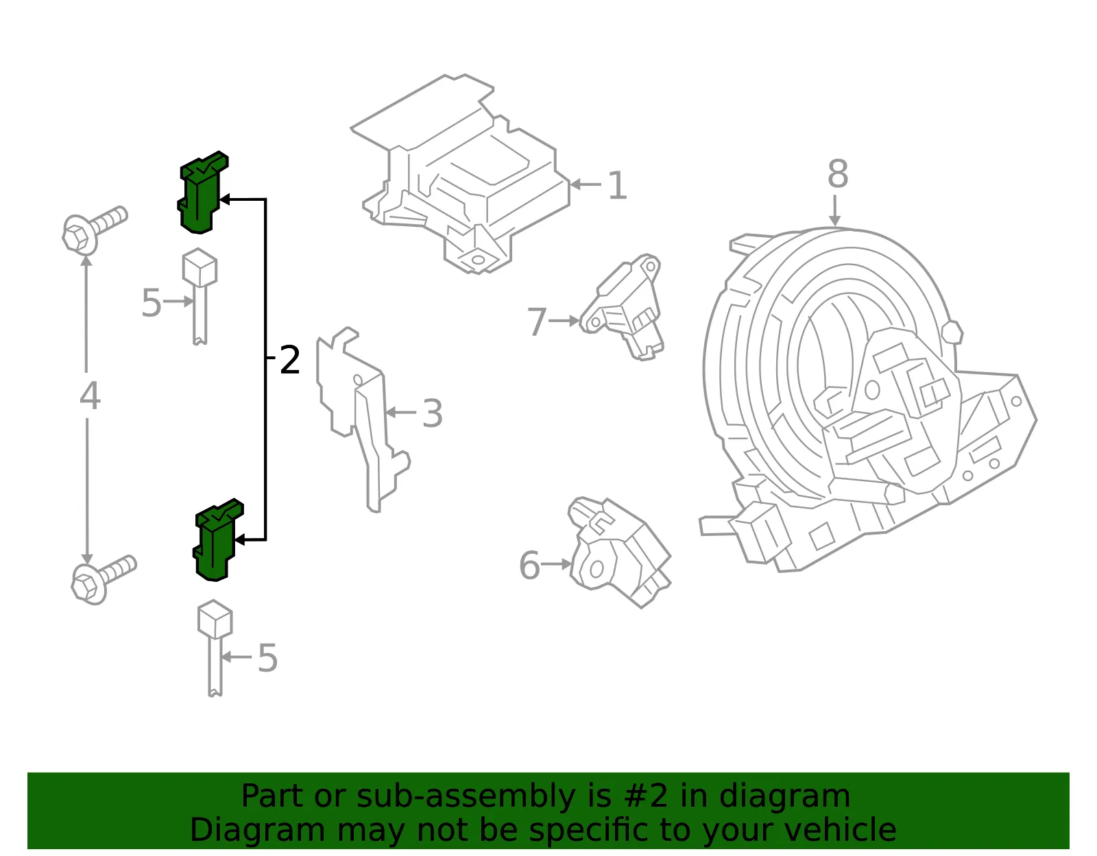 Ft Impact Sensor - Mazda (G46C-57-K1XA) - view 3
