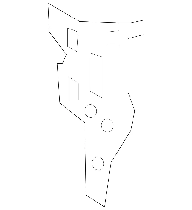 Connector Plate - Driver's Side (LH) - Nissan (G51A7-6CAMA)