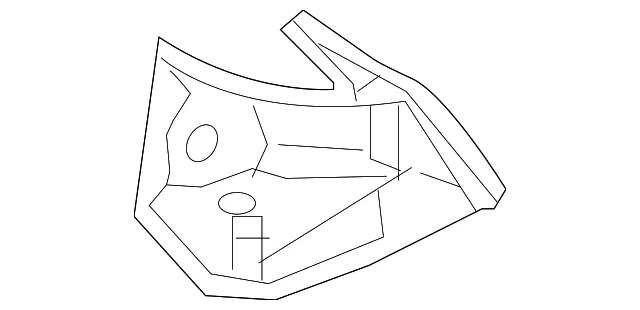 Tail Lamp Panel - Passenger Side (RH) - Nissan (G8140-9HSMA)