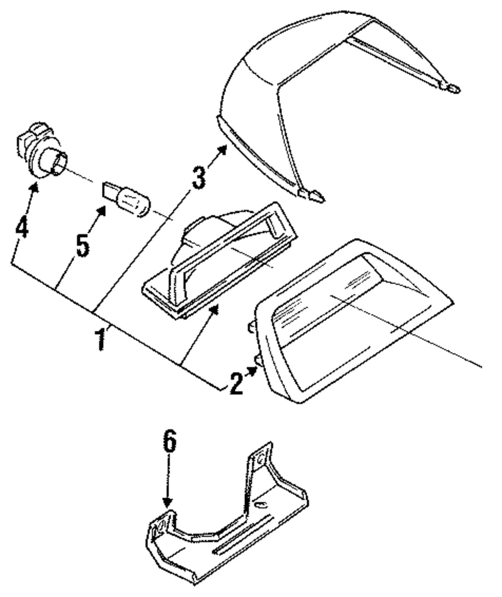 Lamp Stop - MAZDA (GA2K5158029)