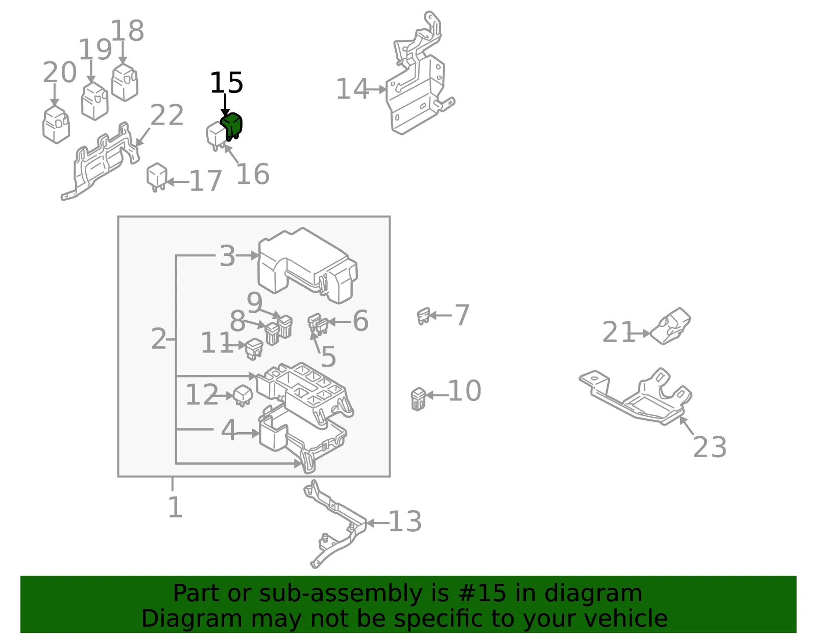 Relay - Mazda (GD7B-67-730) - view 3