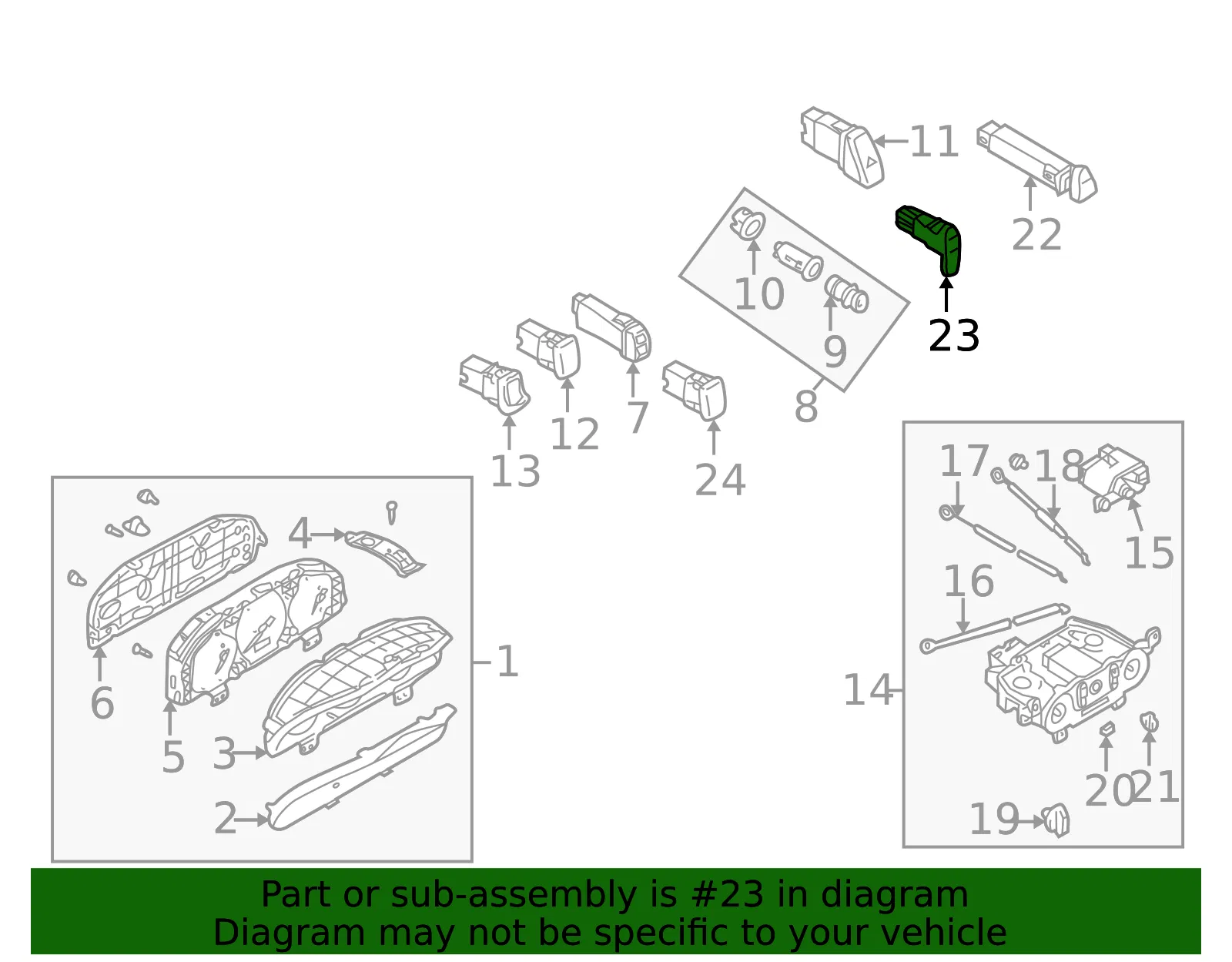 Cvr Switch - MAZDA (GE4T61539B) - view 2