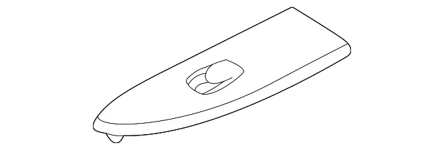 Switch Panel - Passenger Side (RH) - Mazda (GE4V-68-4L1H-43)