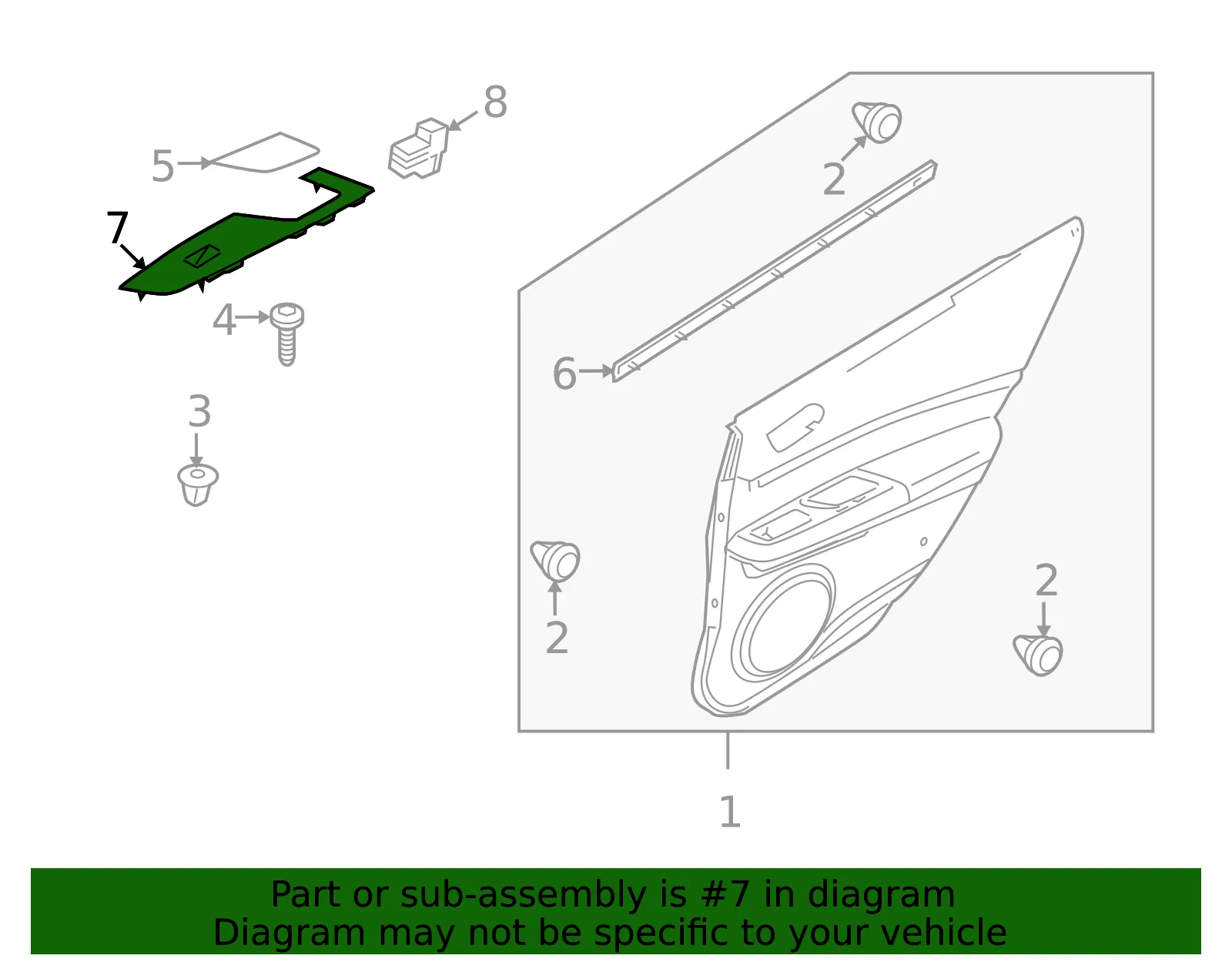 Panel R Switch - MAZDA (GEG1685L1B02) - view 2