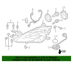 Control Module Screw - Mazda (GEG2510E3) - view 7