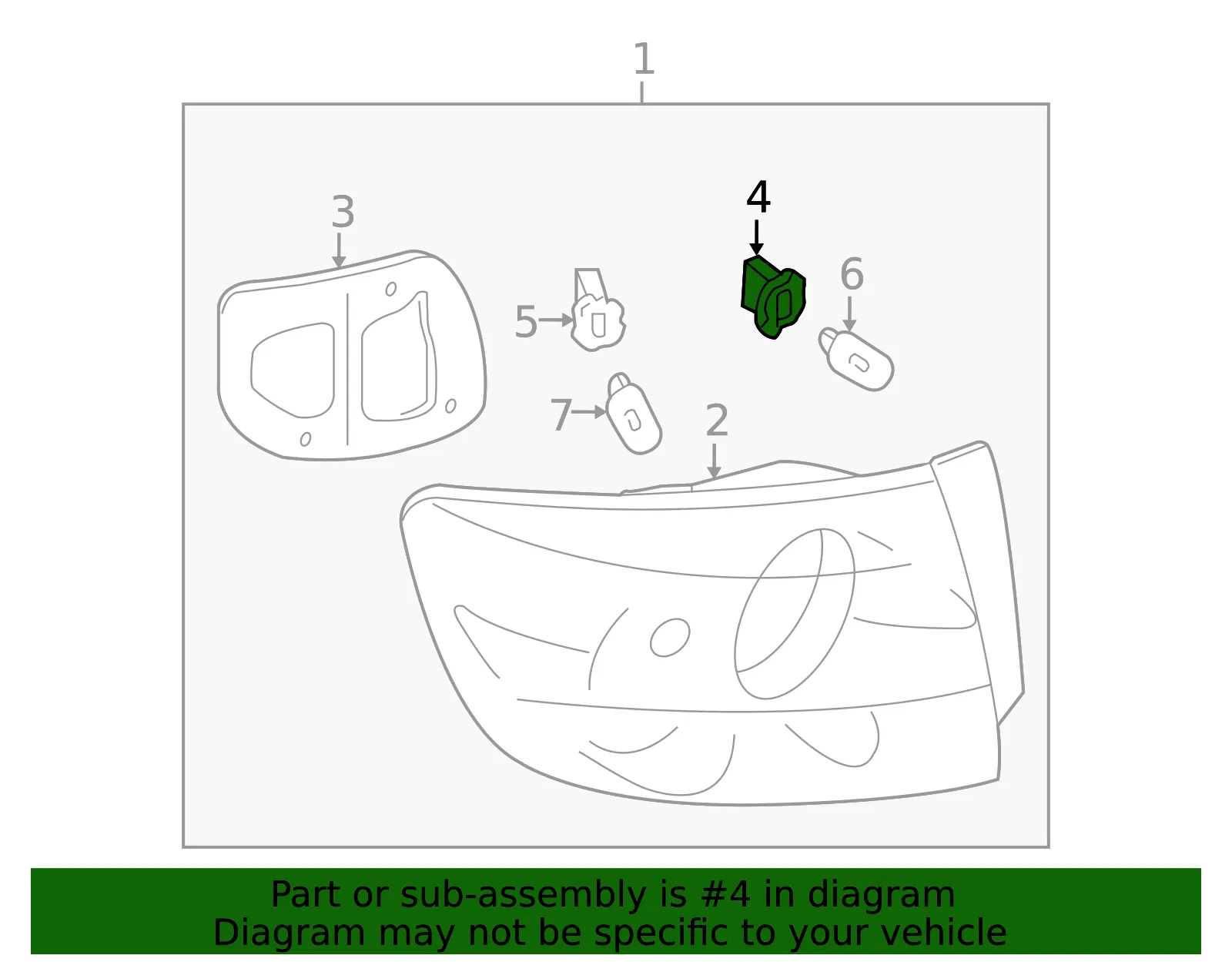 Tail Light Socket - Mazda (GF3H-51-3E7) - view 3