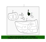 Tail Light Socket - Mazda (GF3H-51-3E7) - view 6