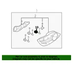 Tail Light Socket - Mazda (GG2M-51-3F7) - view 6