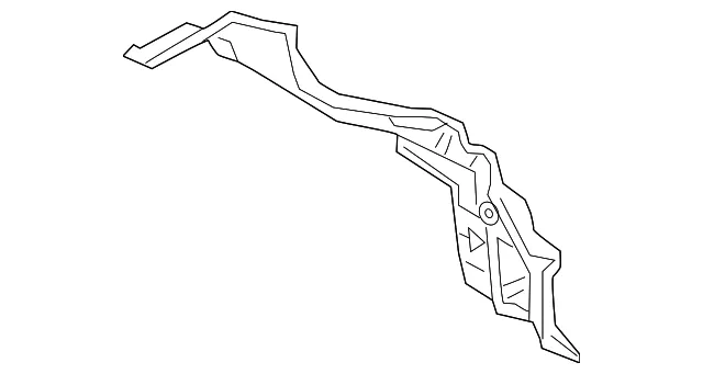 Rear Fender Connector, Left - Nissan (GH115-5RBMA)