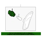 Side Marker Light Socket - Mazda (GP9A-51-5E2) - view 6